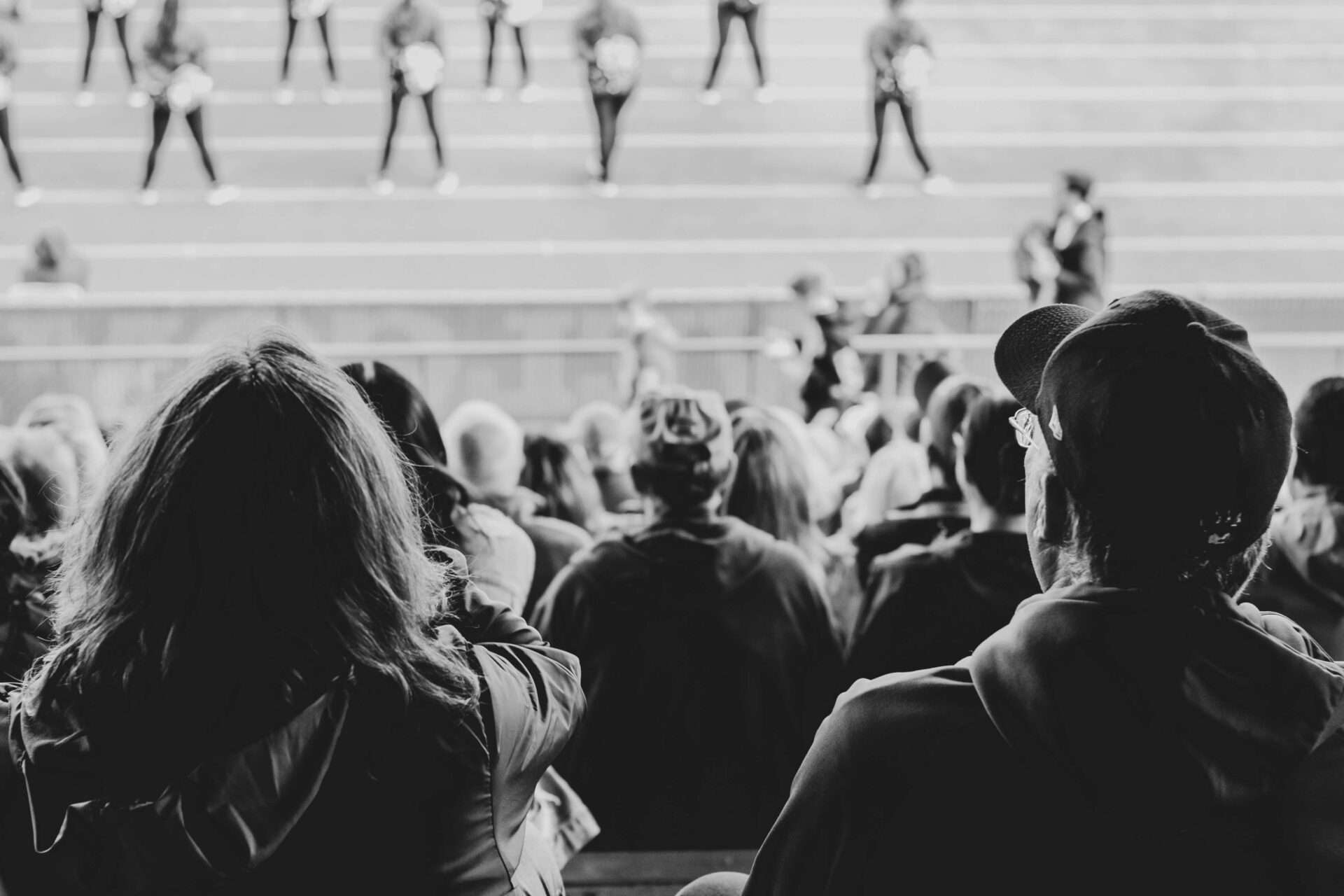 Parents at sports game